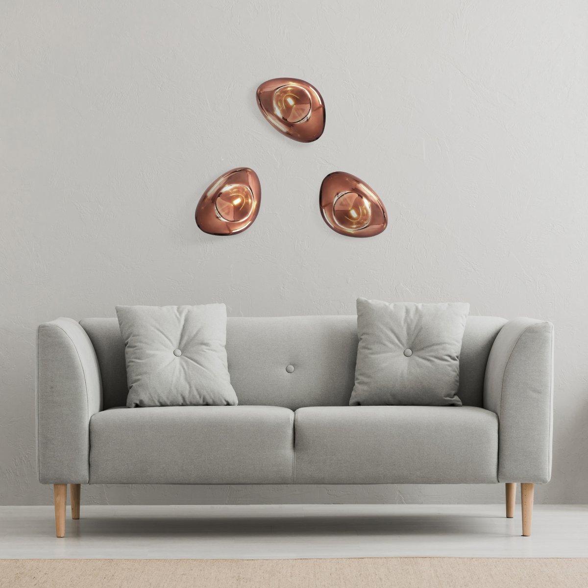 Mabell 28cm Cuivre applique murale De Maytoni - Cette lampe cr&eacute;e un point de lumi&egrave;re chaleureux et accueillant, et en pla&ccedil;ant plusieurs d'entre elles en groupe sur le mur, vous pouvez cr&eacute;er une &oelig;uvre d'art &eacute;l&eacute;gante qui allie fonction et esth&eacute;tique.