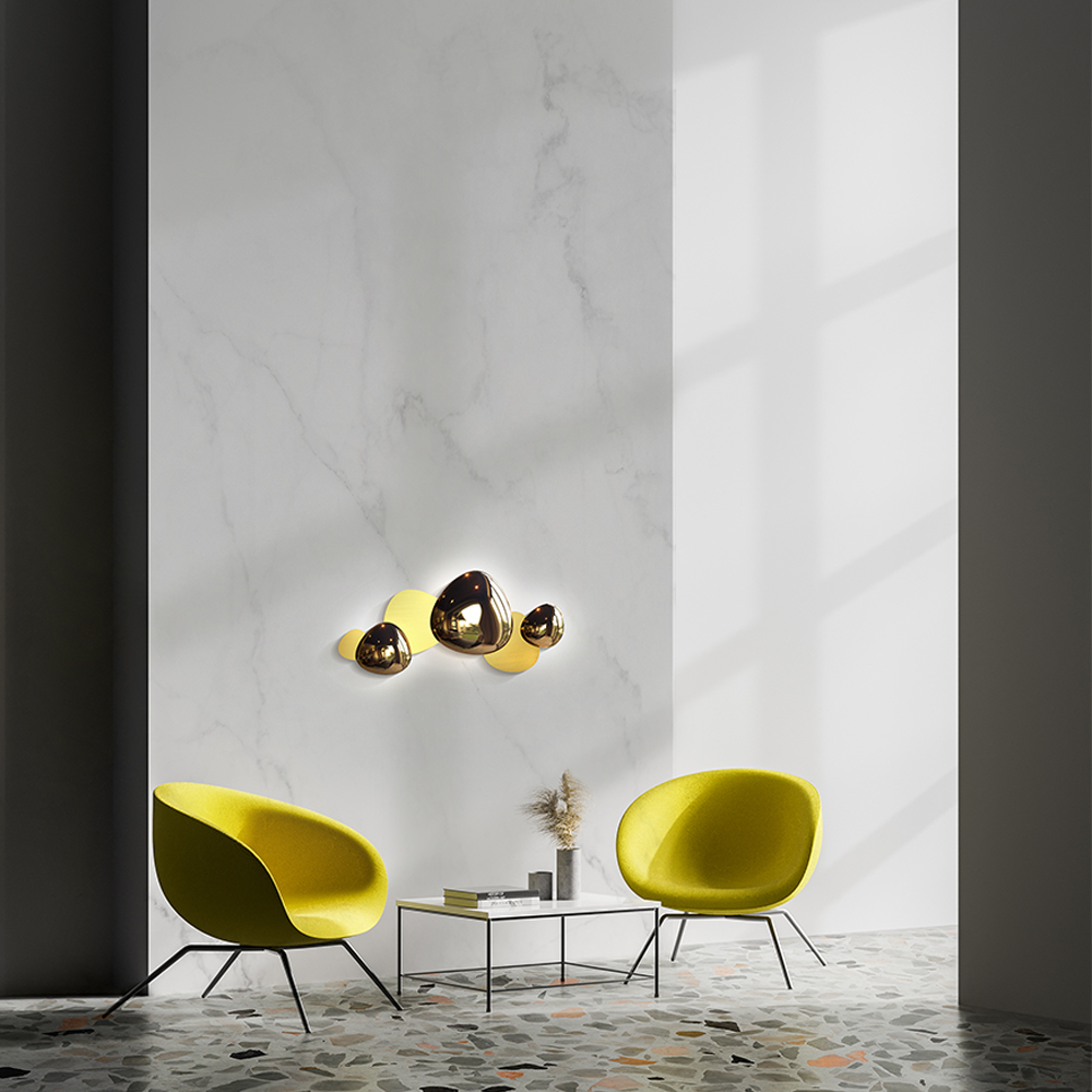 Jack-stone 80cm Or applique murale De Maytoni - Parfait pour ajouter une touche exclusive au salon ou au couloir tout en offrant une lumière chaleureuse et accueillante.