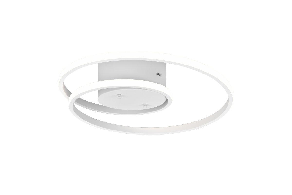 Zibella Ø40 Blanc plafonnier De Trio Lighting - Le plafonnier Zibella cr&eacute;e une atmosph&egrave;re atmosph&eacute;rique avec ses effets de lumi&egrave;re doux et son design &eacute;l&eacute;gant et compl&egrave;te parfaitement les styles de d&eacute;coration int&eacute;rieure modernes.