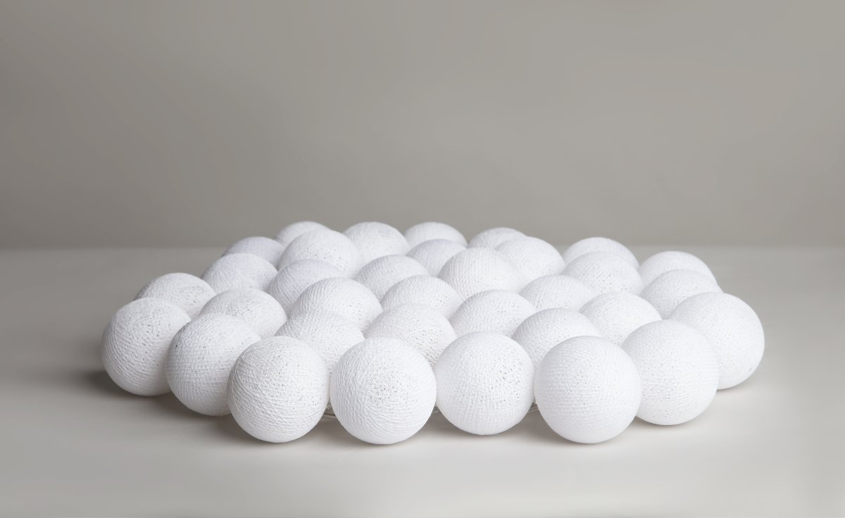 Irislights Pure white 20-lights Blanc De Irislights - Ce produit est fabriqu&eacute; &agrave; la main, des variations de couleur, de forme et de taille peuvent donc survenir.