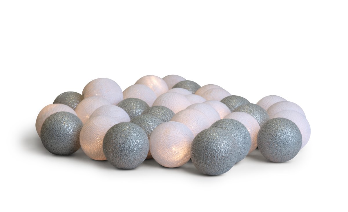 Irislights Silver 35-lights Argent De Irislights - Attention&nbsp;: ce produit est fabriqu&eacute; &agrave; la main, des variations de couleur, de forme et de taille peuvent donc survenir.