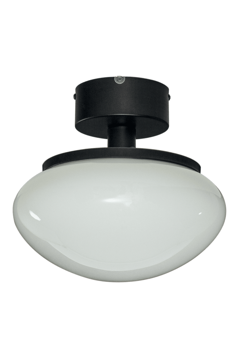 New August Ø27 Noir plafonnier De Aneta Lighting - Pour ceux qui recherchent une lampe de caractère qui ne domine pas la pièce, New August est le choix idéal : un détail élégant qui met en valeur tout votre intérieur.