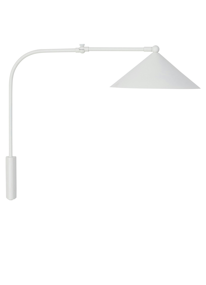 Kasa 60cm Blanc applique murale De OYOY - Grâce à sa forme élégante, elle s'intègre à tous les intérieurs et apporte caractère et style à la pièce.