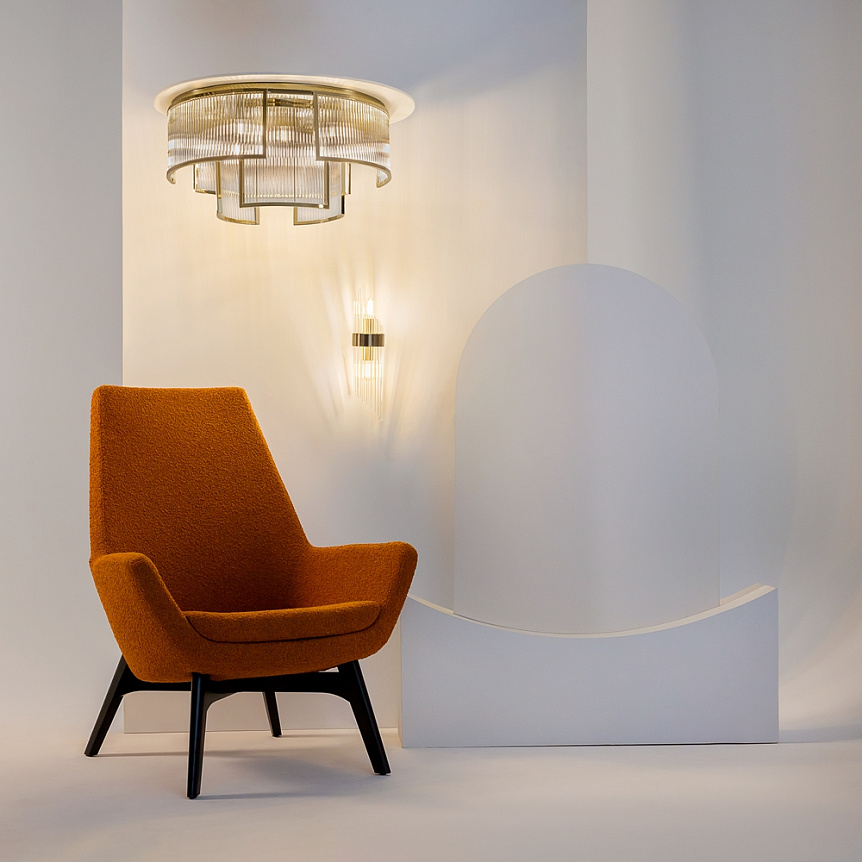 Frame Ø55 Or plafonnier De Maytoni - Parfait pour une utilisation dans le couloir, la chambre ou le salon, o&ugrave; il fournit &agrave; la fois une lumi&egrave;re fonctionnelle et une touche d&eacute;corative.