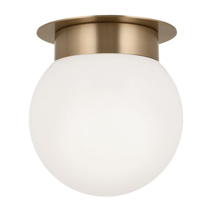 Albers Ø20 Laiton plafonnier De Elstead Lighting - C'est le plafonnier id&eacute;al pour les couloirs, les chambres ou les cuisines o&ugrave; vous souhaitez cr&eacute;er une ambiance &eacute;l&eacute;gante et intemporelle.