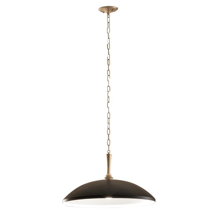 Delarosa Ø50 Noir/bronze suspension De Elstead Lighting - La suspension Delarosa est un luminaire &eacute;l&eacute;gant et imposant qui apporte une touche sp&eacute;ciale &agrave; n'importe quelle pi&egrave;ce.