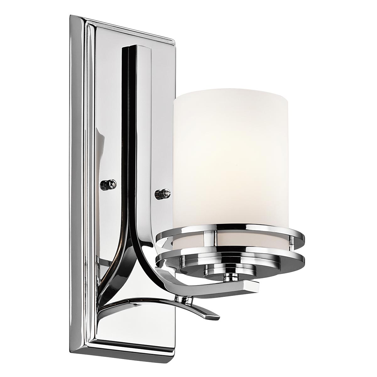 Hendrik 30cm Chrome poli lampe de salle de bain De Elstead Lighting - La lampe émet une lumière douce et agréable qui crée une atmosphère accueillante.