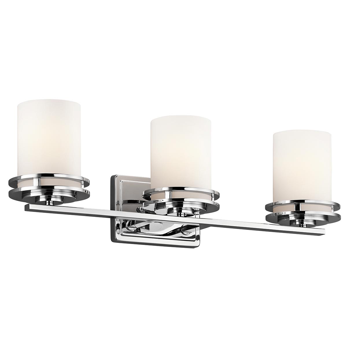 Hendrik 60cm Chrome poli lampe de salle de bain De Elstead Lighting - La lampe &eacute;met une lumi&egrave;re douce et agr&eacute;able qui cr&eacute;e une atmosph&egrave;re accueillante.