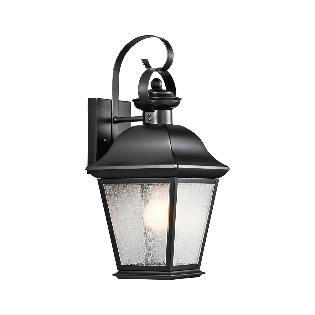 Mount Vernon Noir lampe d’extérieur De Elstead Lighting - Gr&acirc;ce &agrave; son indice de protection IP44, Mount Vernon est parfaitement adapt&eacute;e &agrave; une utilisation ext&eacute;rieure et id&eacute;ale pour les entr&eacute;es, les terrasses ou l'&eacute;clairage des fa&ccedil;ades de maison.