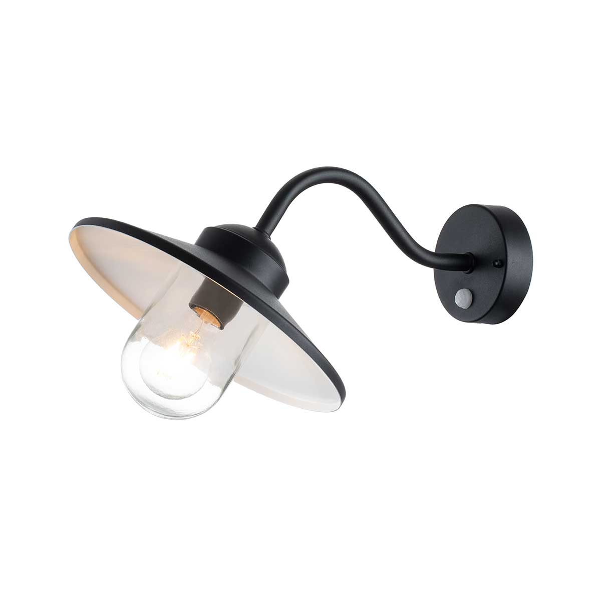 Klampenborg Ø28 Noir lampe d’extérieur De Elstead Lighting - Avec un indice de protection IP44 et une garantie de 15 ans, cette lampe est &agrave; la fois pratique et durable.