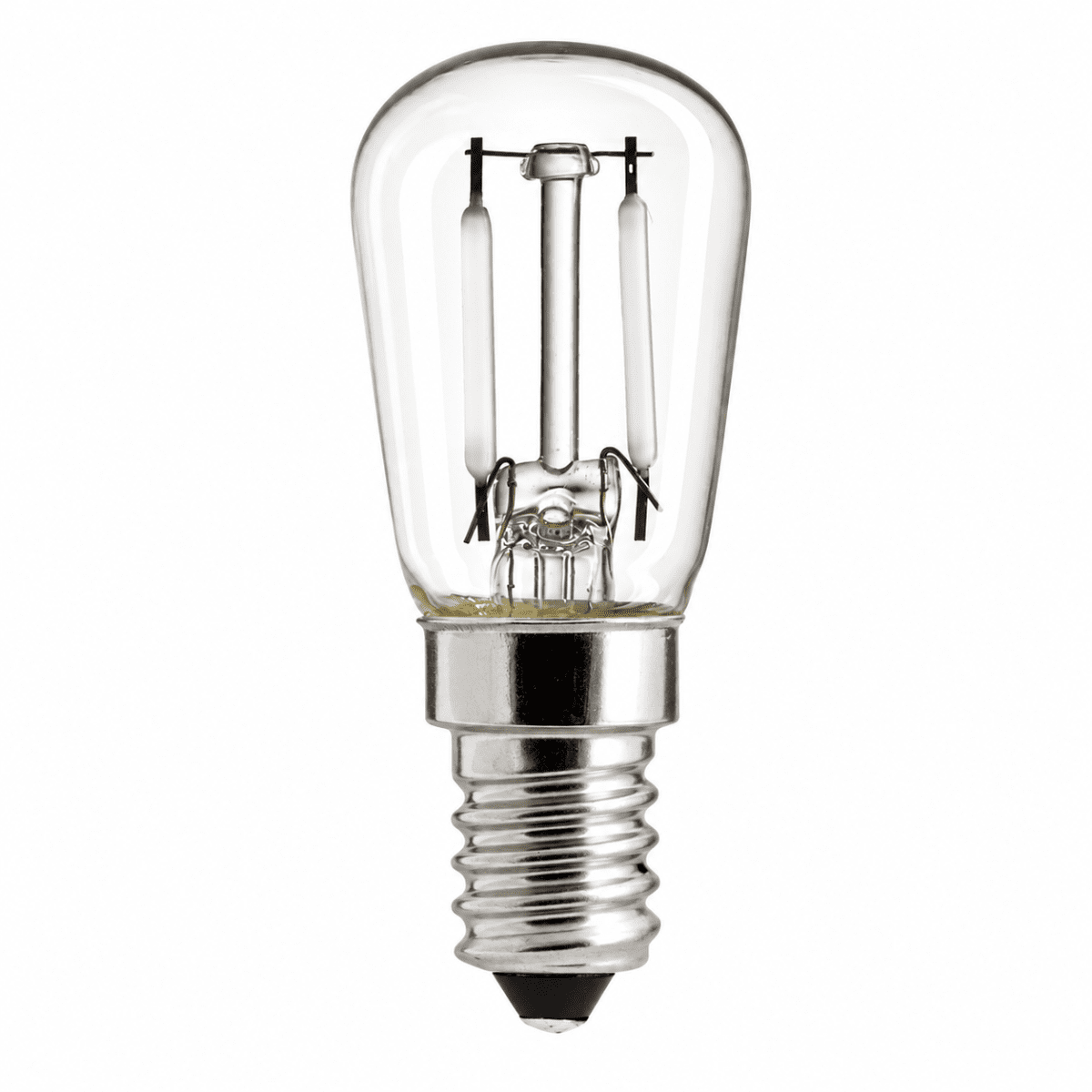 Ampoule LED E14 forme poire 1,5W 2700K dimmable Transparent De Unison - Angle de diffusion : 360°.