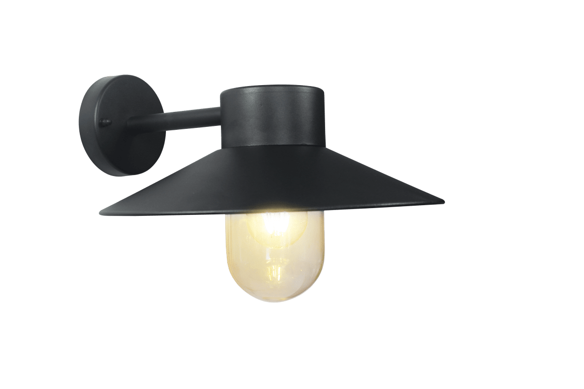 Onsala Noir lampe d’extérieur De Nordic Lighting - Elle est particuli&egrave;rement adapt&eacute;e &agrave; une utilisation dans une entr&eacute;e, sur une terrasse ou dans un garage.