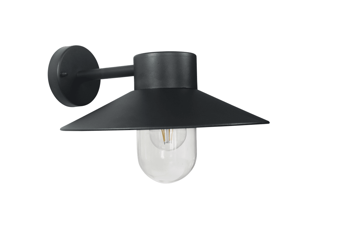 Onsala Noir lampe d’extérieur De Nordic Lighting - Elle est particuli&egrave;rement adapt&eacute;e &agrave; une utilisation dans une entr&eacute;e, sur une terrasse ou dans un garage.