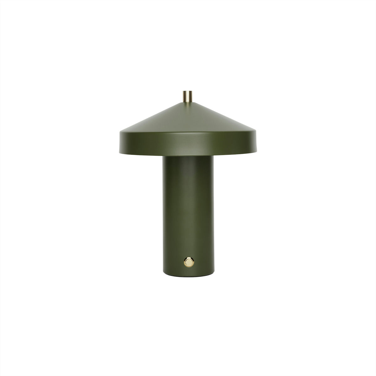 Hatto 25cm Vert portable De OYOY - Dot&eacute;e de trois niveaux de gradation et d'une LED &eacute;co&eacute;nerg&eacute;tique, elle offre une lumi&egrave;re agr&eacute;able et personnalisable pour r&eacute;pondre &agrave; tous vos besoins.