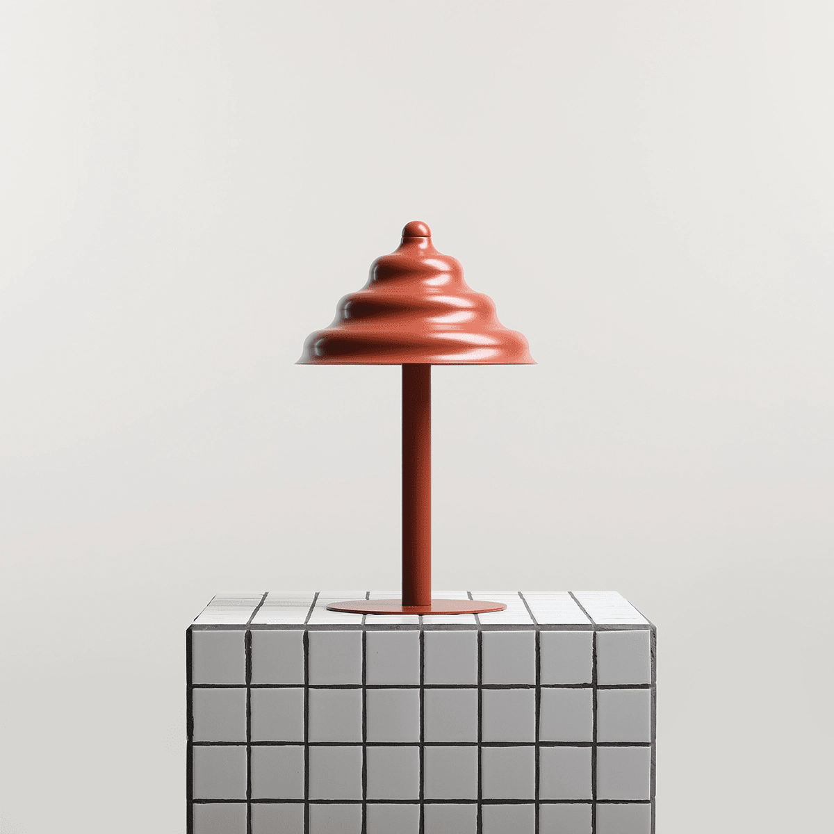 Wave 36cm Orange lampe de table De Artera - Wave est une lampe de table moderne au design rétro, ce qui en fait un luminaire polyvalent qui s'intègre dans n'importe quelle maison.