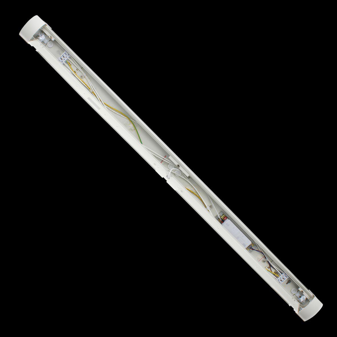 Liny Basic 3000K 130cm Blanc De Designlight - Le Liny Basic est un luminaire industriel robuste et &eacute;co&eacute;nerg&eacute;tique &agrave; LED, con&ccedil;u pour l'&eacute;clairage g&eacute;n&eacute;ral des environnements industriels et commerciaux avec une lumi&egrave;re blanche chaude.