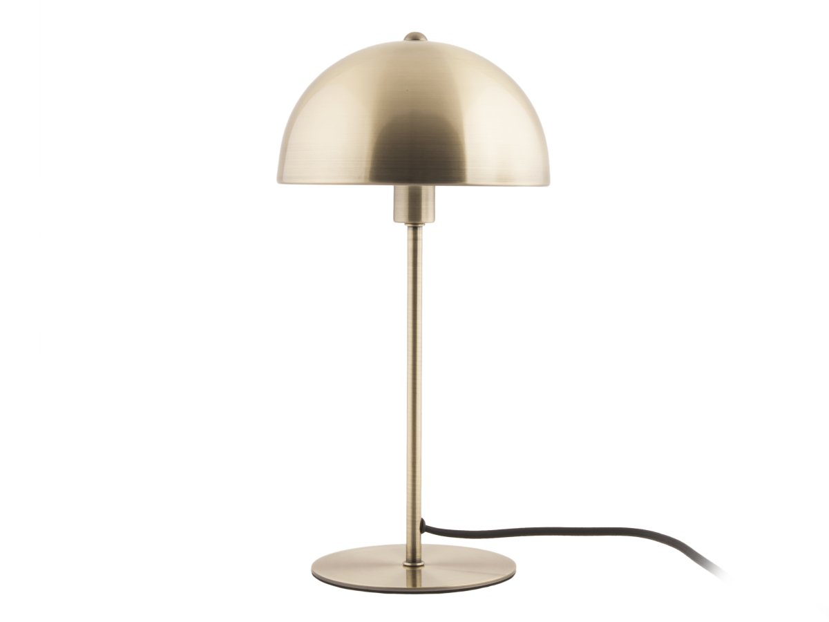 Bonnet 40cm Laiton lampe de table De Leitmotiv - Sa finition en laiton élégante lui confère un style classique et intemporel, tandis que la lampe diffuse une lumière chaude et agréable.