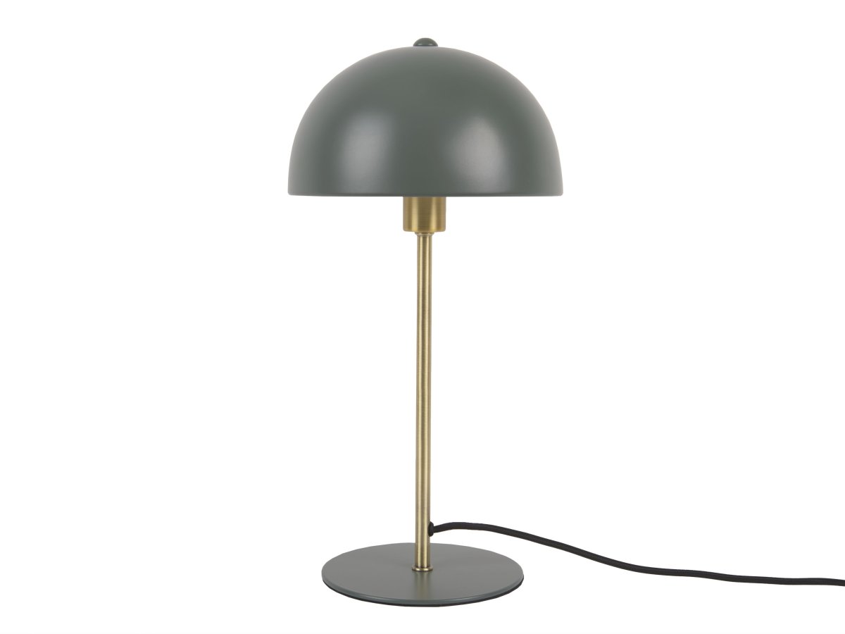 Bonnet 40cm Vert lampe de table De Leitmotiv - La lampe de table Bonnet en métal allie un design rétro à une touche de modernité.