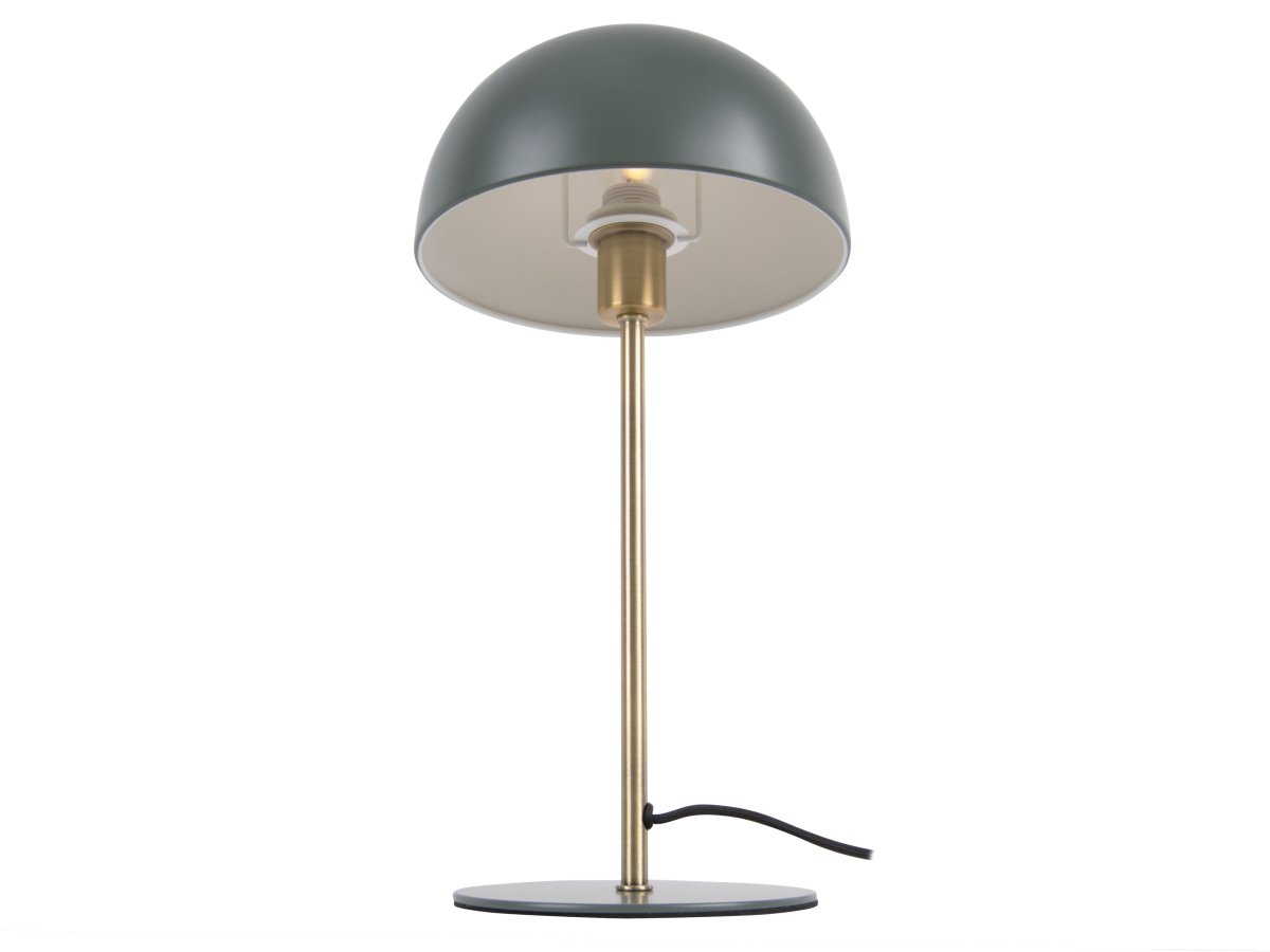 Bonnet 40cm Vert lampe de table De Leitmotiv - La lampe de table Bonnet en métal allie un design rétro à une touche de modernité.