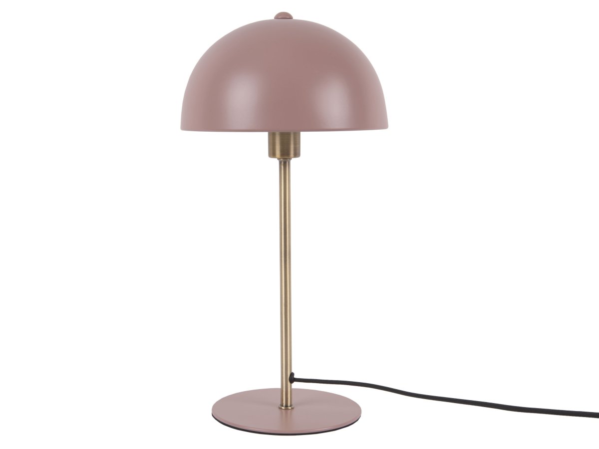 Bonnet 40cm Rose lampe de table De Leitmotiv - La lampe de table Bonnet en m&eacute;tal allie un design r&eacute;tro &agrave; une touche de modernit&eacute;.