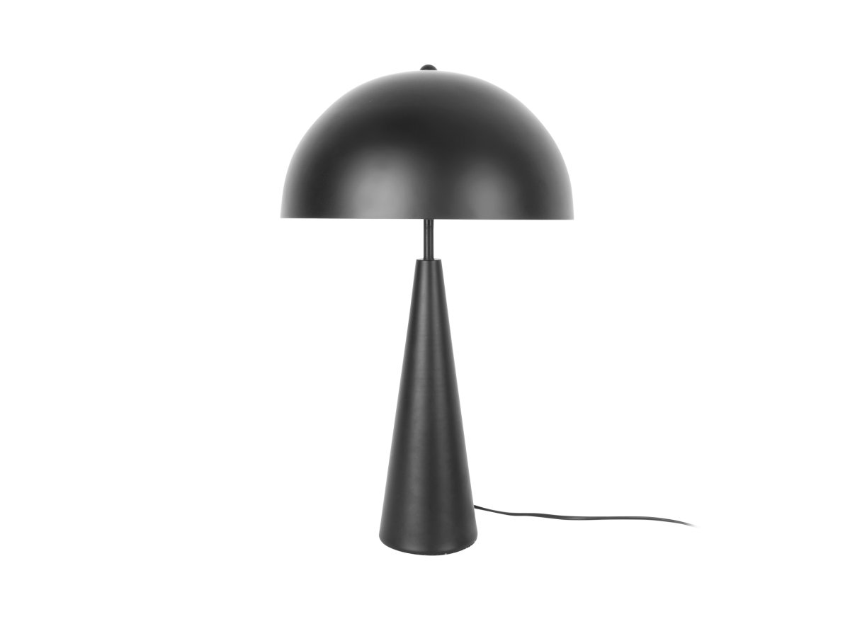 Sublime 50cm Noir lampe de table De Leitmotiv - La lampe est fournie avec un câble noir de 1,75 m, un interrupteur et une prise secteur.