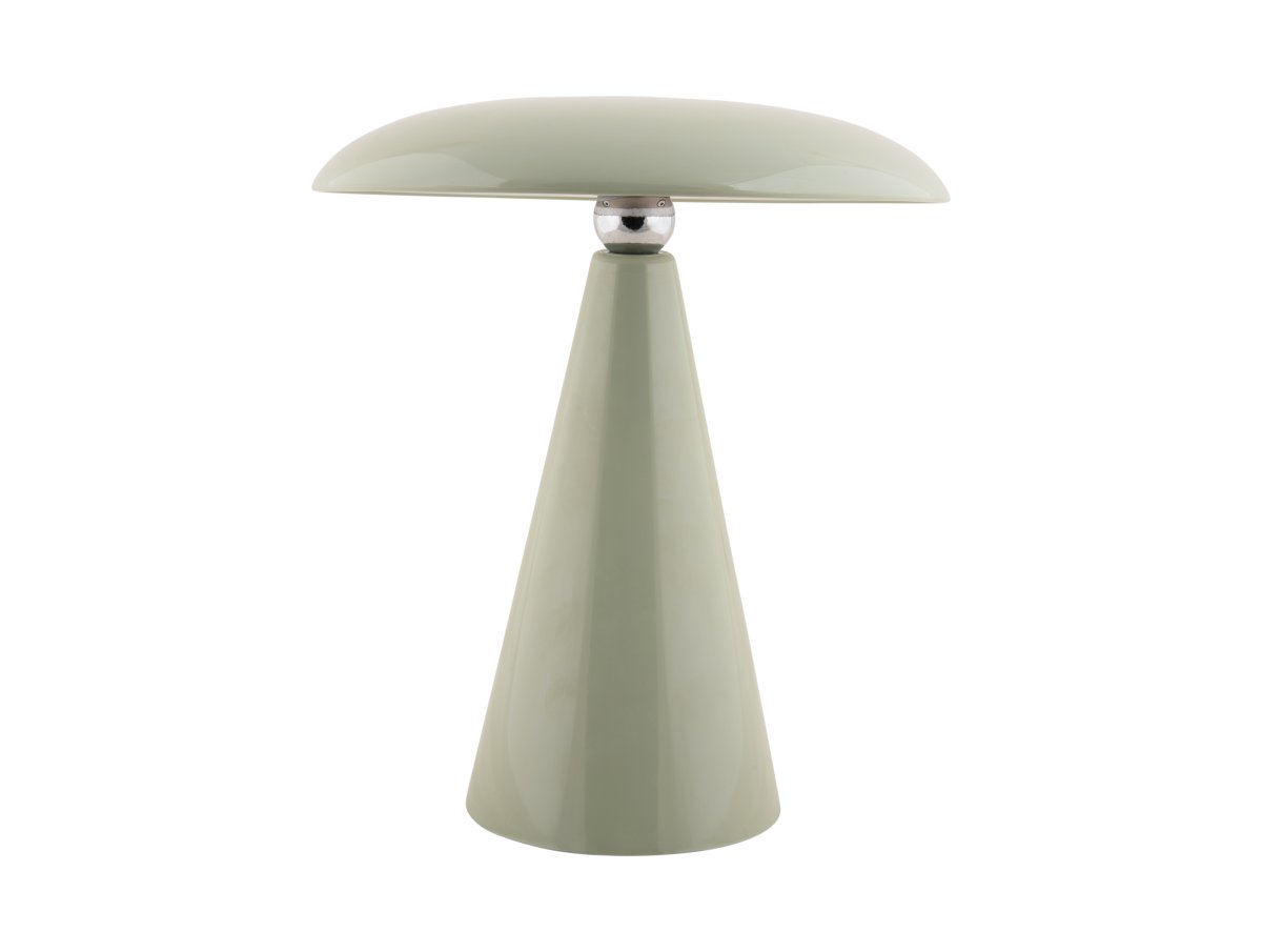 Phoebe LED 26cm Vert portable De Leitmotiv - Phoebe est une lampe de table rechargeable élégante et moderne qui embellira n'importe quelle pièce.