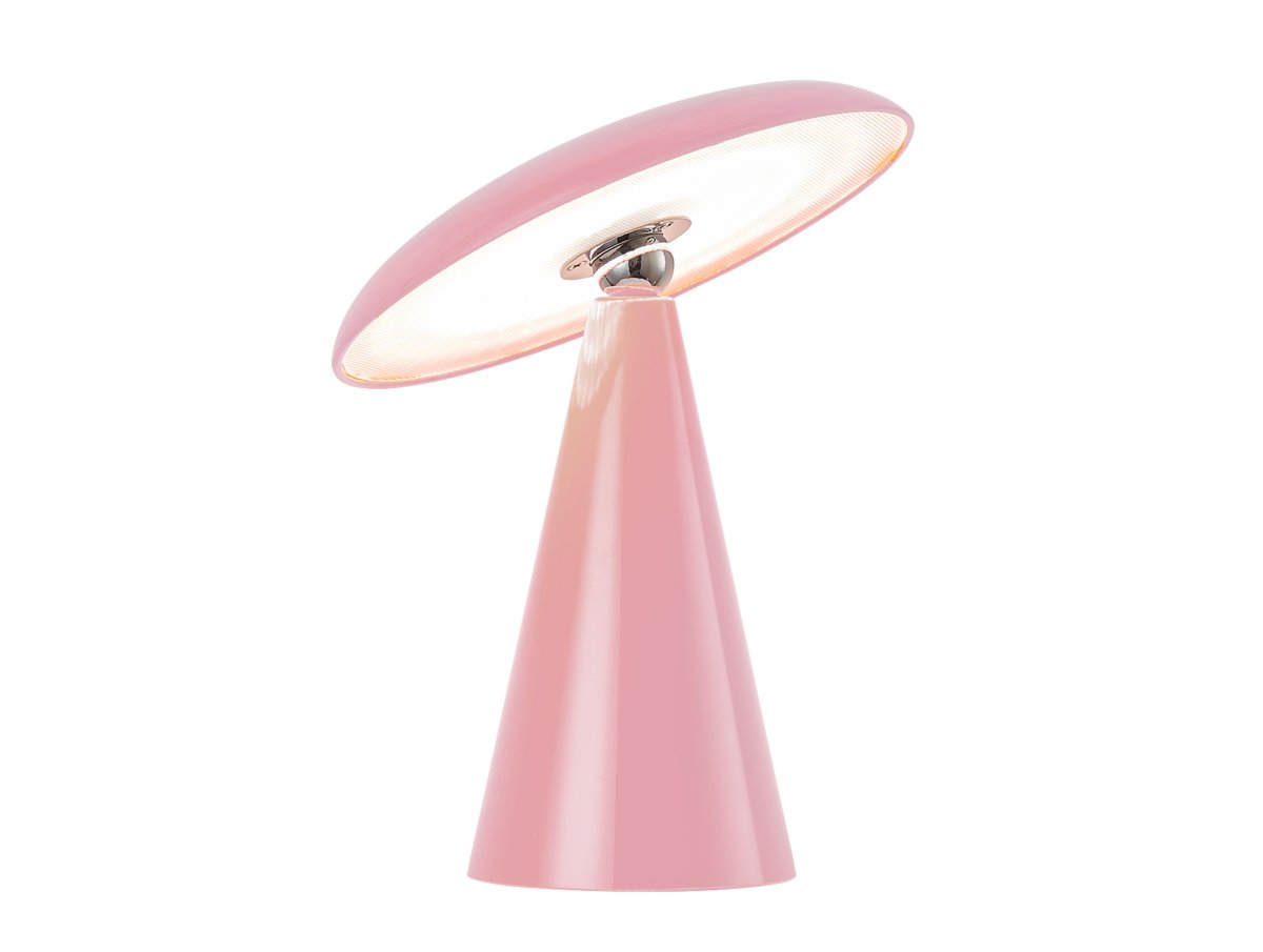 Phoebe LED 26cm Rose portable De Leitmotiv - Phoebe est une lampe de table rechargeable élégante et moderne qui embellira n'importe quelle pièce.