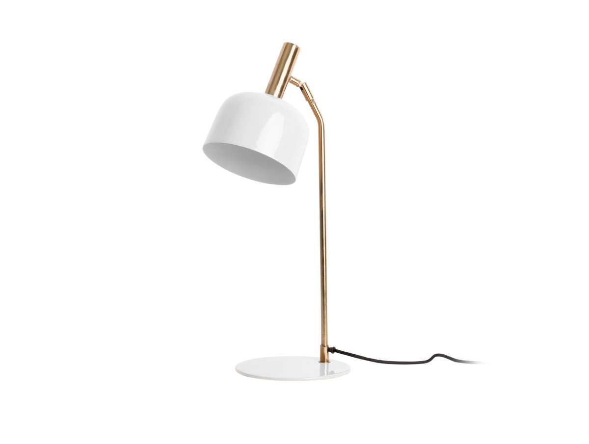Smart 56cm Blanc lampe de bureau De Leitmotiv - Grâce à son abat-jour orientable, la lumière est parfaitement dirigée, idéale comme lampe de lecture sur un bureau ou une table de chevet.