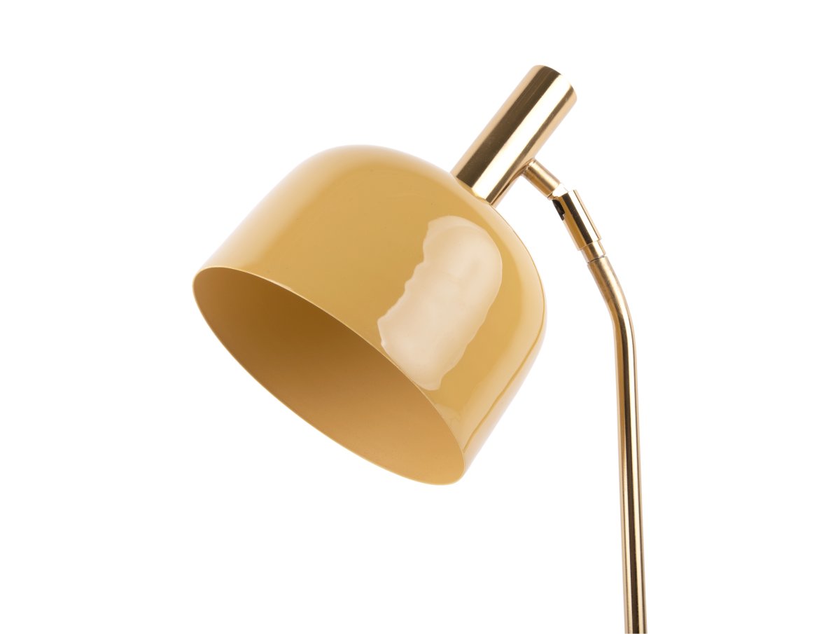 Smart 56cm Jaune lampe de bureau De Leitmotiv - Grâce à son abat-jour orientable, la lumière est parfaitement dirigée, idéale comme lampe de lecture sur un bureau ou une table de chevet.