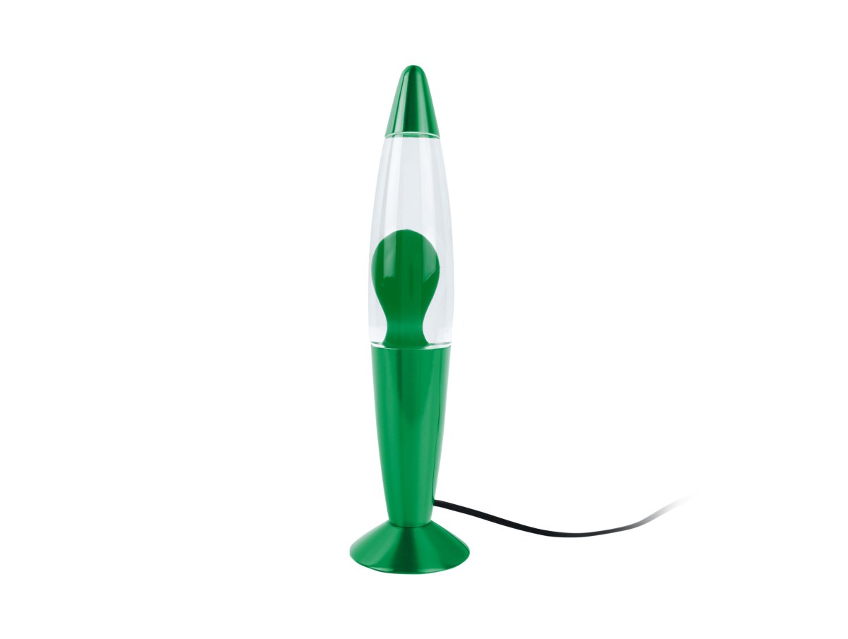 Rocket 35cm Vert lampe pour enfant De Leitmotiv - Elle est fournie avec un câble noir de 1,65 m, un interrupteur et une prise.