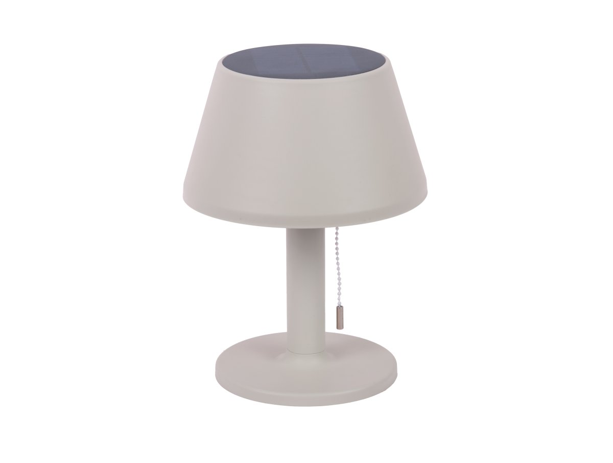 Esfera 26cm Gris lampe solaire De Leitmotiv - Pour plus de flexibilité, la lampe peut également être rechargée à l'aide du câble USB-C fourni.