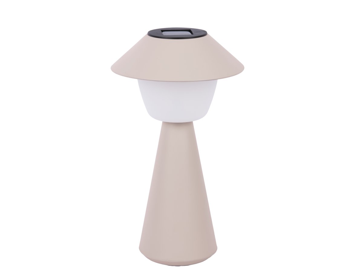 Marioneta 32cm Gris lampe solaire De Leitmotiv - Marioneta est une lampe solaire au design ludique et élégant.