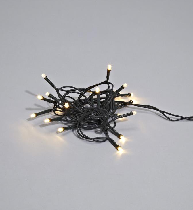 Guirlande Lumineuse Shine 2m Vert De Markslöjd - Guirlande lumineuse simple de 2 m de long avec 20 diodes.