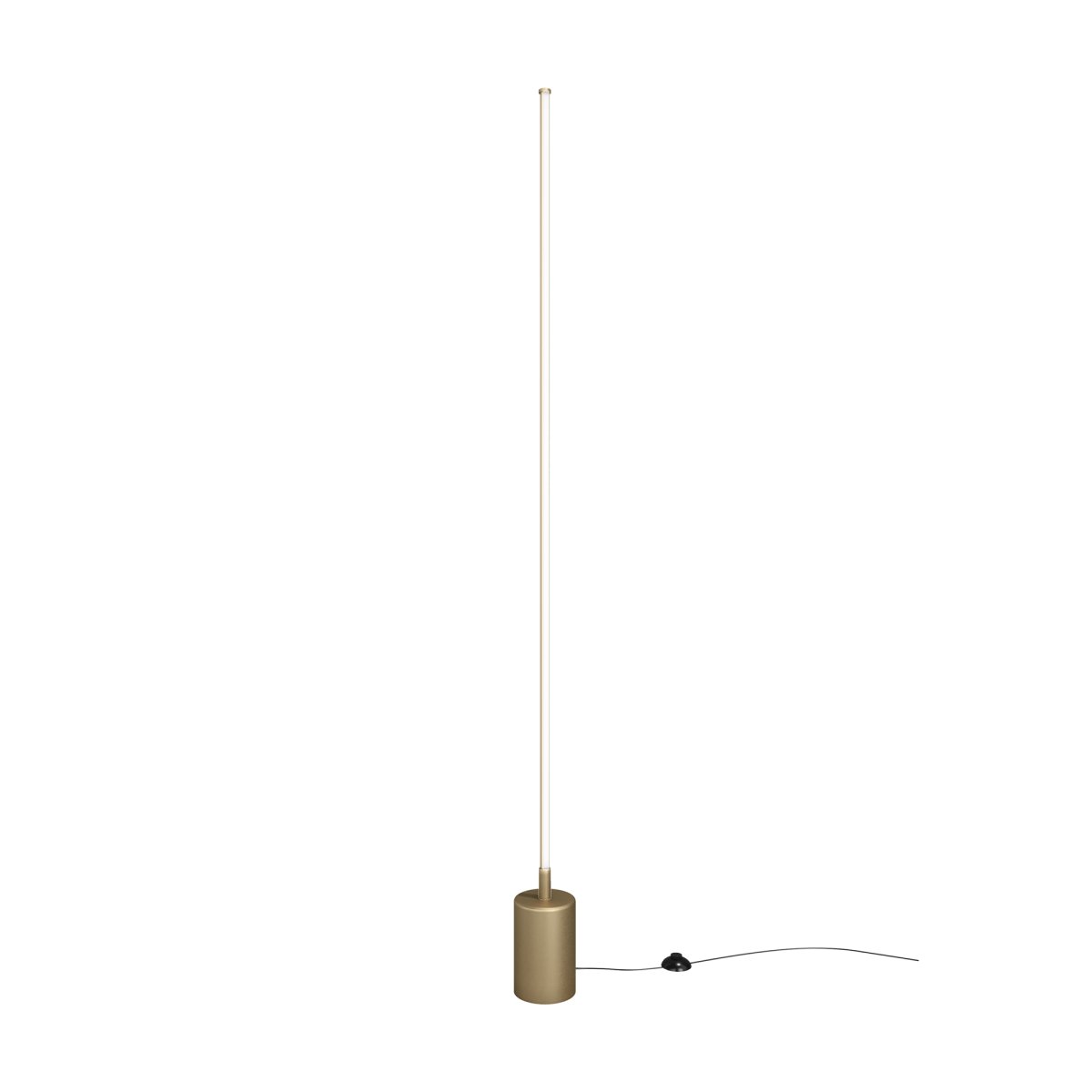 Flow Laiton lampadaire De Maytoni - Avec sa forme fine et droite et son éclairage LED caché, il fournit une lumière douce et subtile qui crée une atmosphère calme.