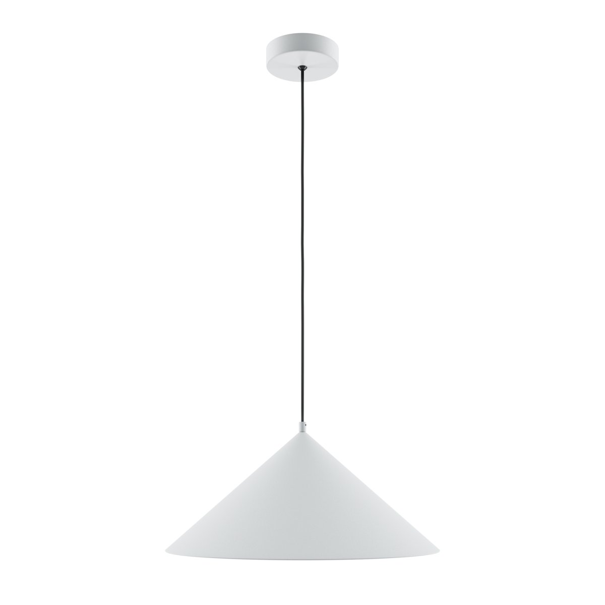 Basic colors Ø35 Blanc suspension De Maytoni - Avec son abat-jour conique d'une élégante couleur neutre, il émet une lumière dirigée et agréable qui crée une atmosphère moderne et harmonieuse.