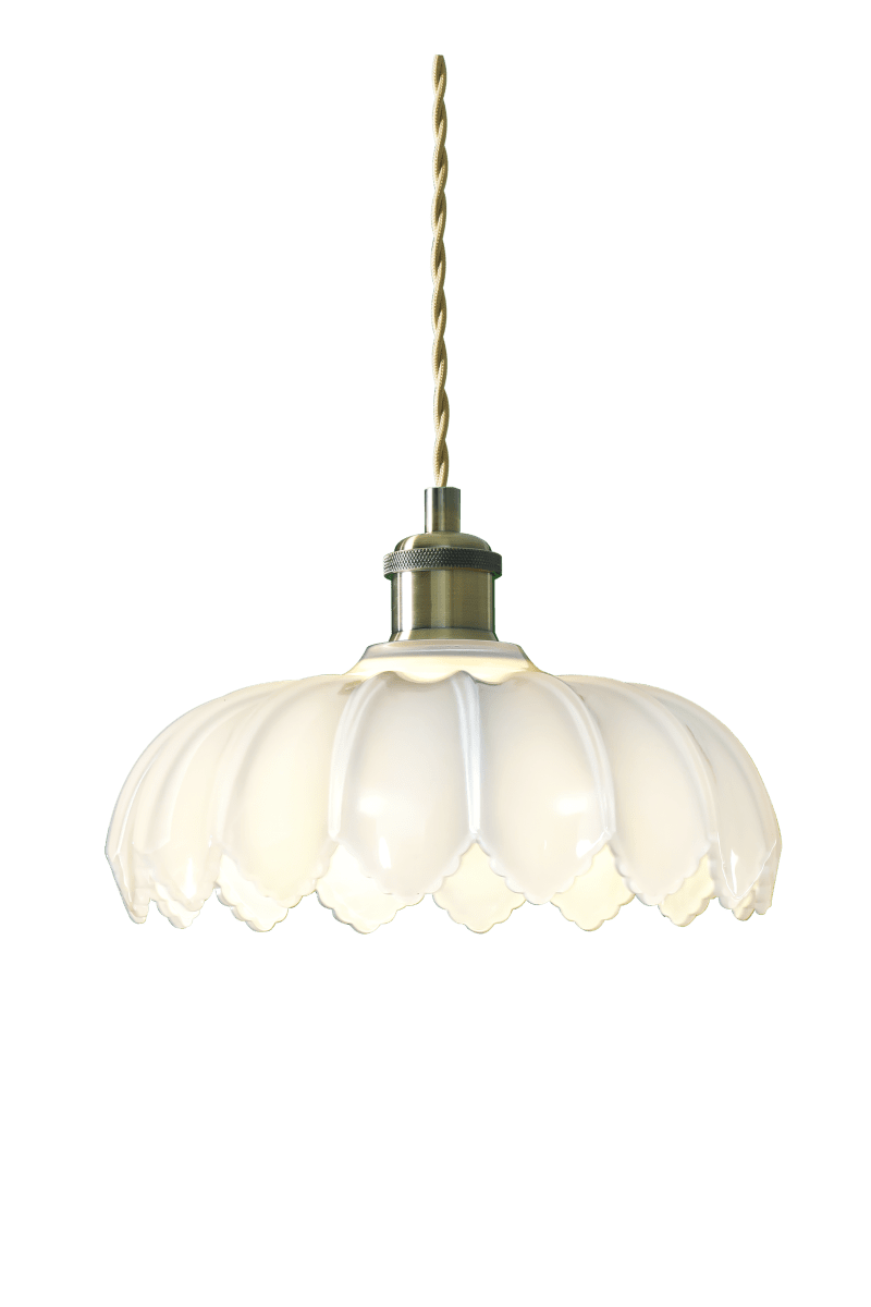 Sofia Ø25 Laiton antique/blanc lampe de fenêtre De Aneta Lighting - Elle crée un éclairage décoratif à la fenêtre et contribue à une atmosphère chaleureuse et accueillante.