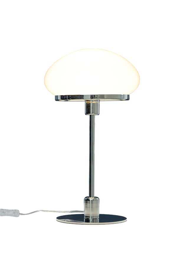 New August 48cm Argent lampe de table De Aneta Lighting - Nouvelle lampe de table élégante d'August dans un modèle classique avec un design plus moderne.