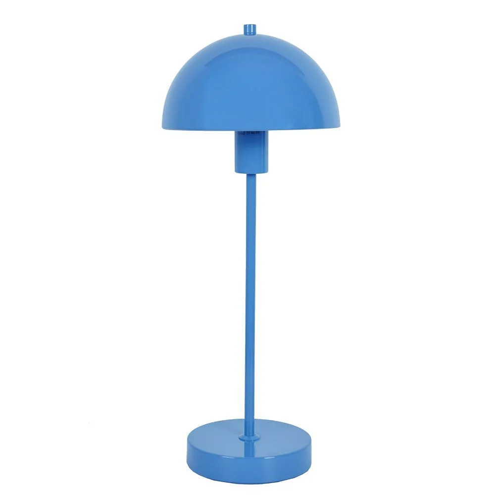 Vienda 48cm Bleu lampe de table De Herstal - La lampe de table Vienda avec son design classique et &eacute;l&eacute;gant permet une utilisation &agrave; long terme dans le salon.