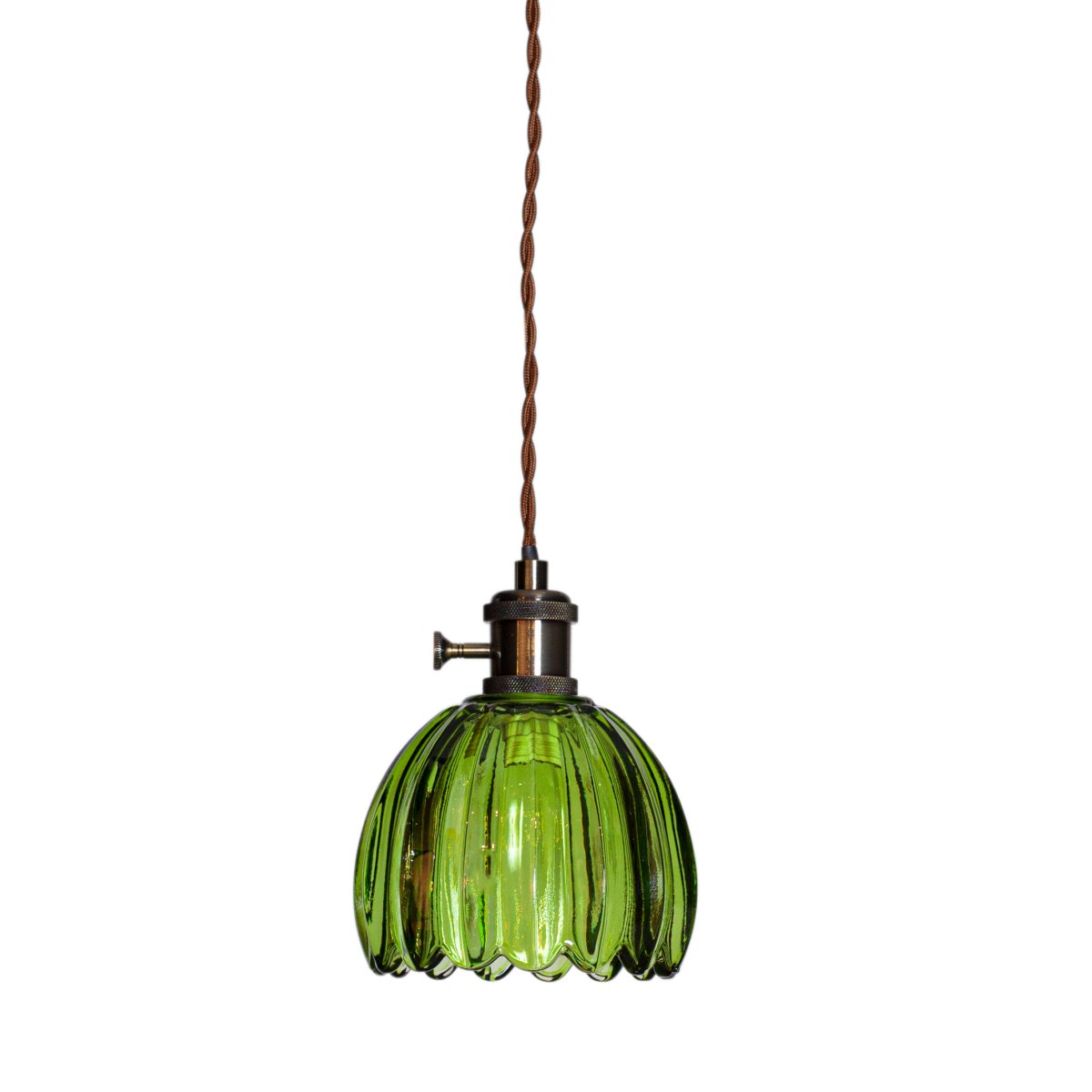 Nora Ø12 Vert lampe de fenêtre De Cottex - Il est recommandé de le placer dans la fenêtre de la cuisine ou du salon ou de l'accrocher au-dessus de la table de chevet dans la chambre.