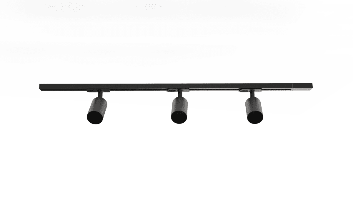 Forma 3-ensemble Noir De Nordic Lighting - Kit complet de rails et spots de Nordic Lighting.