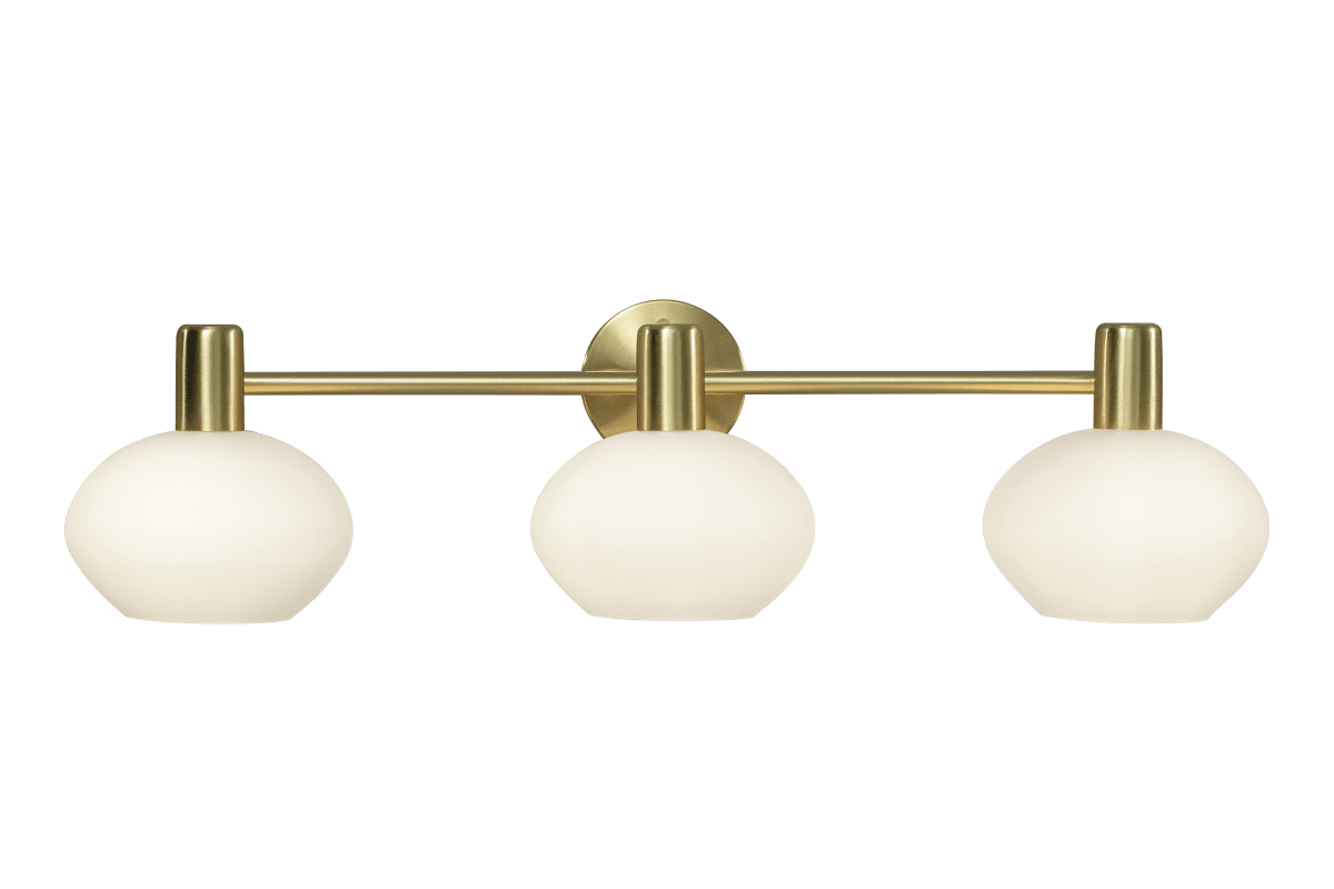 Elba 63cm Laiton mat lampe de salle de bain De Aneta Lighting - L'applique murale Elba est un luminaire de salle de bain moderne qui s'intègre parfaitement au-dessus du miroir de la salle de bain.