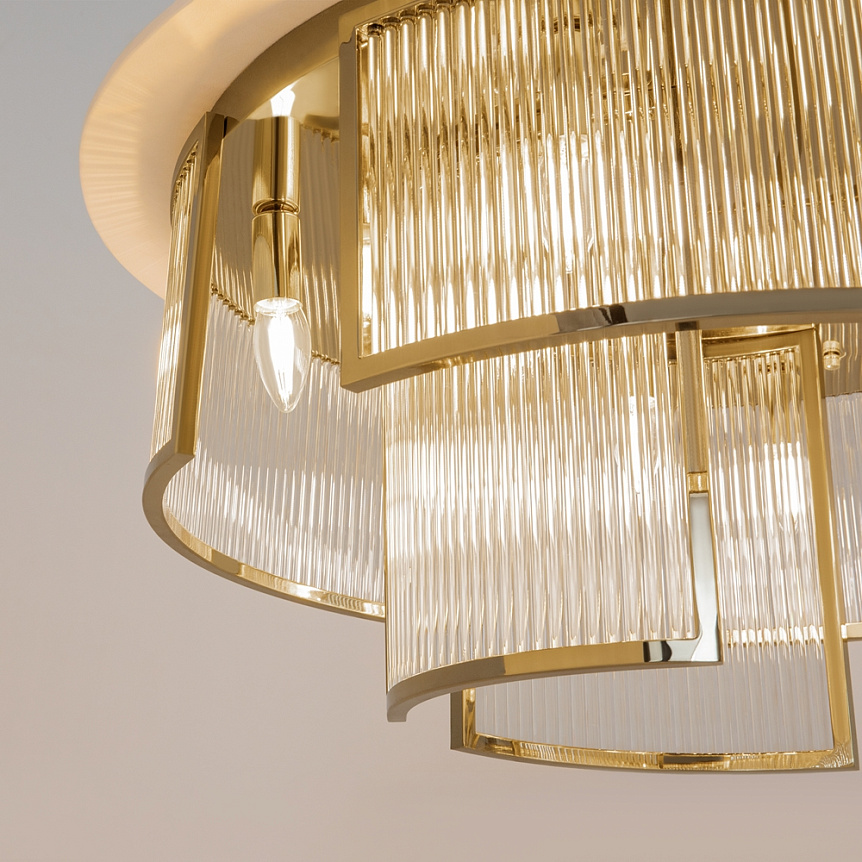 Frame Ø65 Or plafonnier De Maytoni - Parfait pour une utilisation dans le couloir, la chambre ou le salon, o&ugrave; il fournit &agrave; la fois une lumi&egrave;re fonctionnelle et une touche d&eacute;corative.