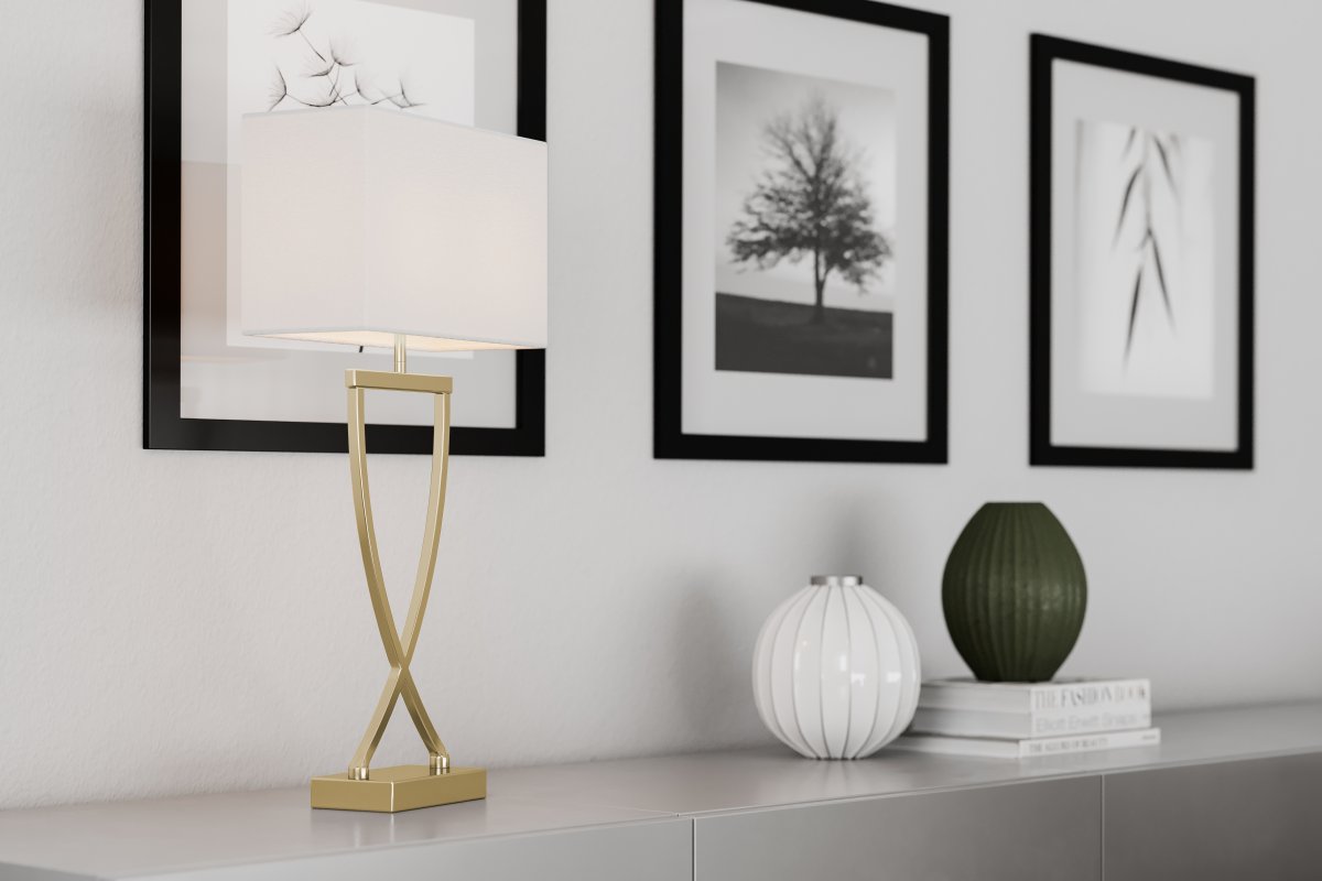 Omega 52cm Blanc lampe de table De By Rydéns - Omega est intemporel et facile à placer ; Il a fière allure dans une fenêtre ainsi que sur un buffet ou une table de chevet.