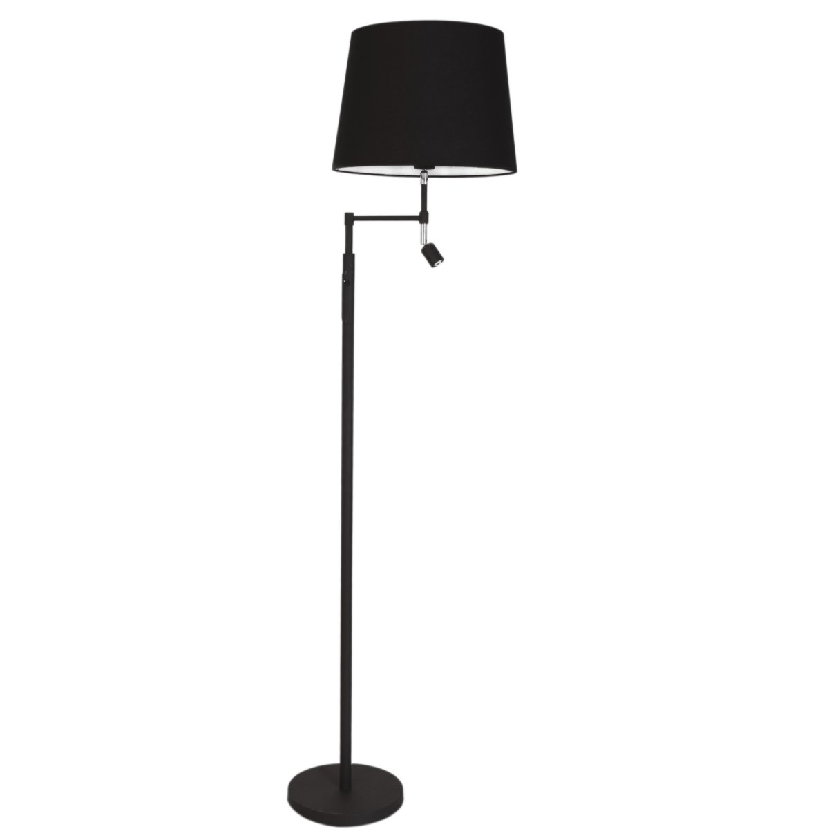 Orlando Sable noir lampadaire De By Rydéns - Grâce à la lampe LED, vous obtenez une meilleure lumière lors de la lecture, c'est pourquoi la lampe est souvent placée à côté de votre table de chevet préférée.