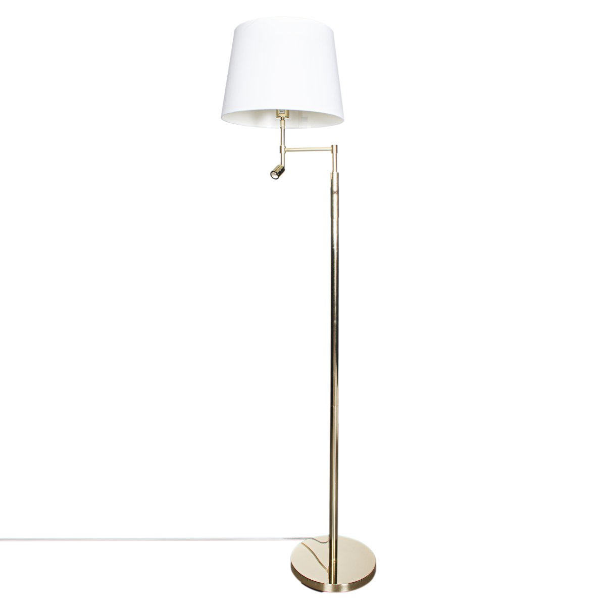 Orlando Laiton lampadaire De By Rydéns - Grâce à la lampe LED, vous obtenez une meilleure lumière lors de la lecture, c'est pourquoi la lampe est souvent placée à côté de votre table de chevet préférée.