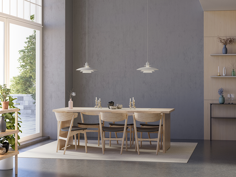 Primus I Ø43 Blanc mat suspension De Belid - Primus est l'une des suspensions de cuisine les plus populaires de Belid.
