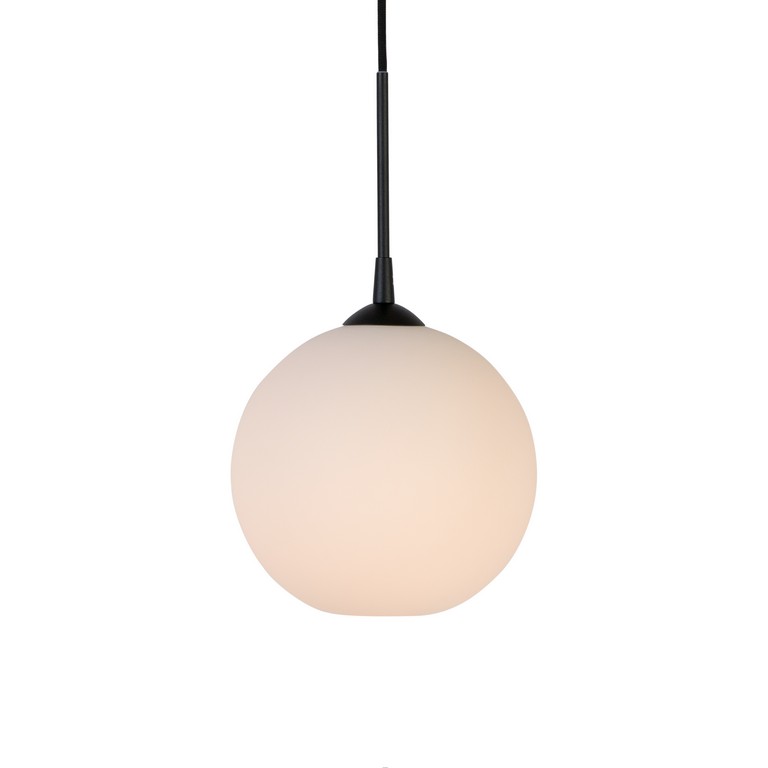 Capo Ø25 Blanc suspension De Belid - La suspension Capo est une suspension sph&eacute;rique classique avec un beau verre opale et de fins d&eacute;tails en m&eacute;tal.