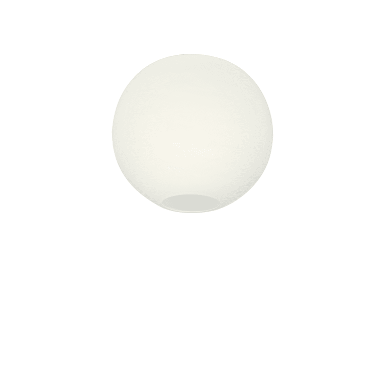 Glob Ø26 Opale plafonnier De Belid - Le plafonnier élégant est gracieux et fournit une lumière harmonieuse dans la pièce.