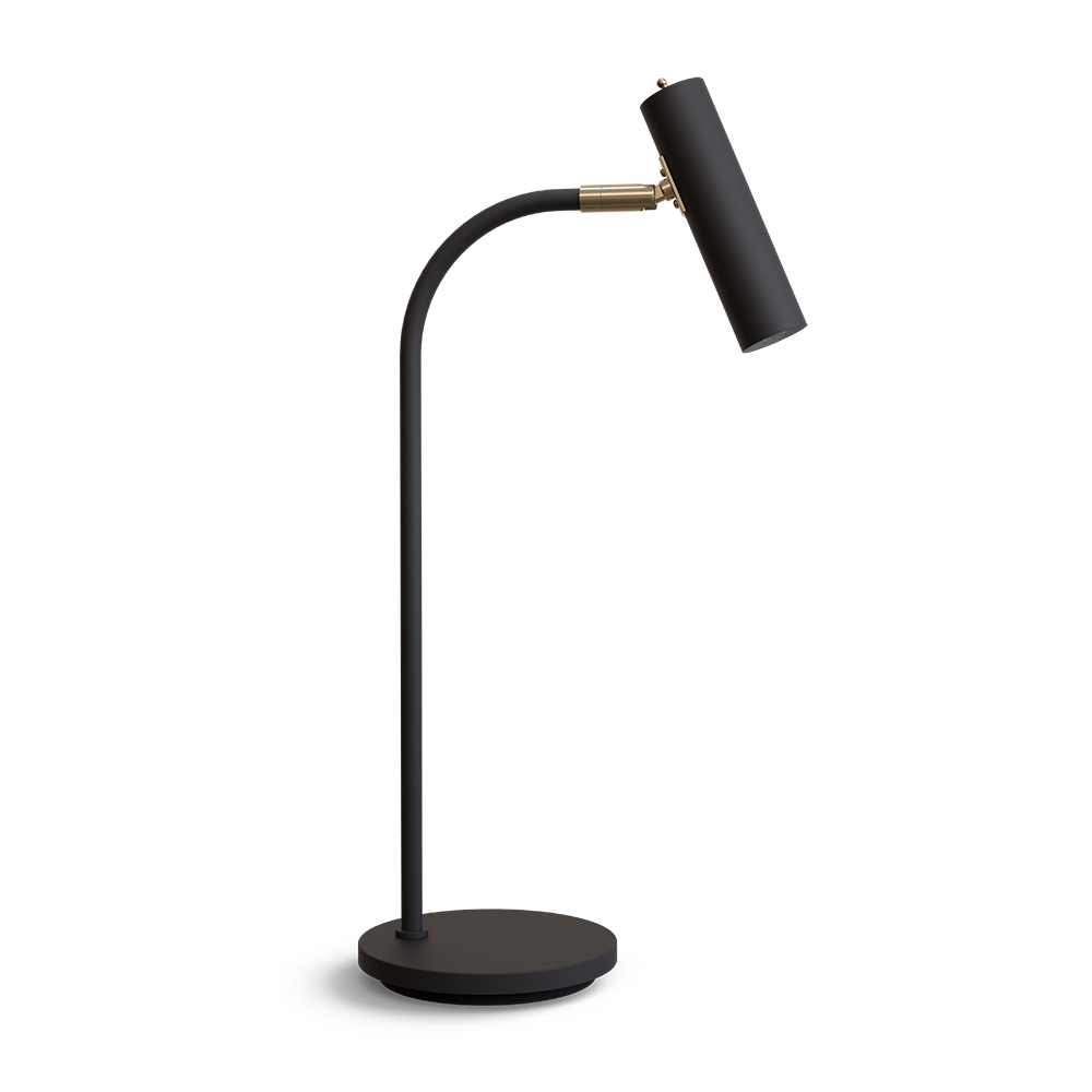  Slender 53cm Noir lampe de bureau De Belid - La tête de lampe est orientable, vous permettant ainsi de diriger la lumière selon vos besoins.
