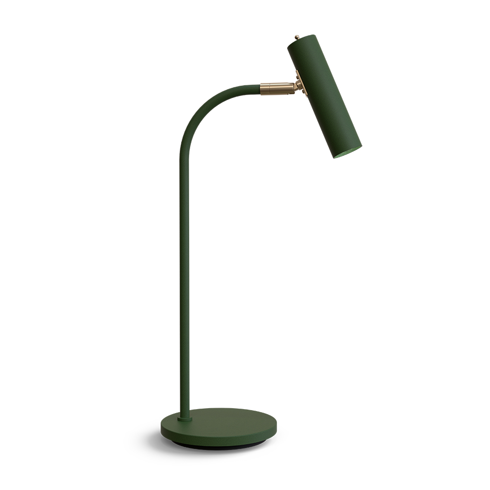 Slender 53cm Vert lampe de bureau De Belid - La tête de lampe est orientable, vous permettant ainsi de diriger la lumière selon vos besoins.